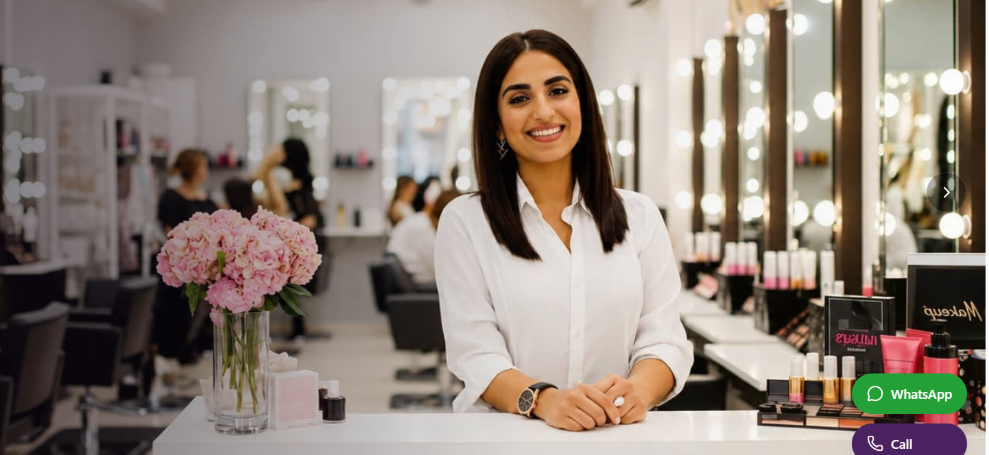 Salon entrepreneur at her Studio11 outlet